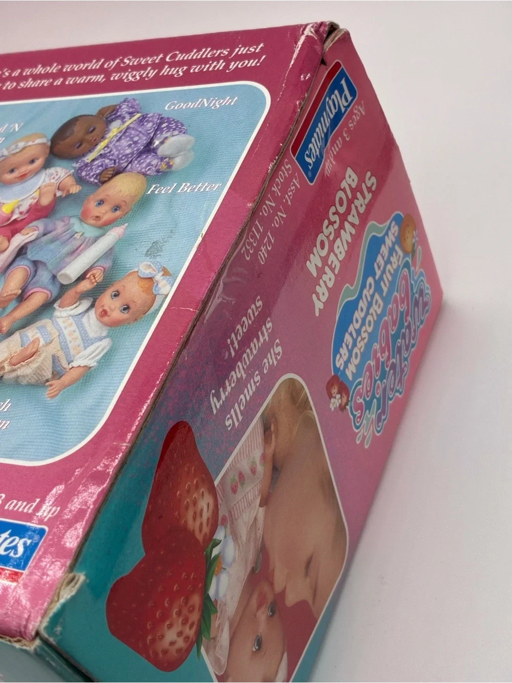 2000 Water Babies Strawberry Blossom Sweet Cuddlers Doll New Open Box Rare Vtg